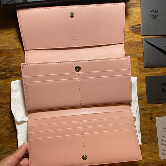MCM Black and Pink Wallet - Picture 8 of 15